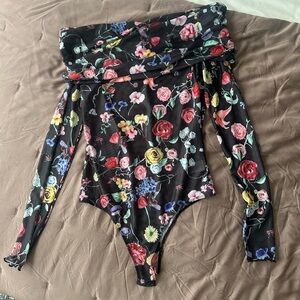 Promesa Floral Off-Shoulder Bodysuit